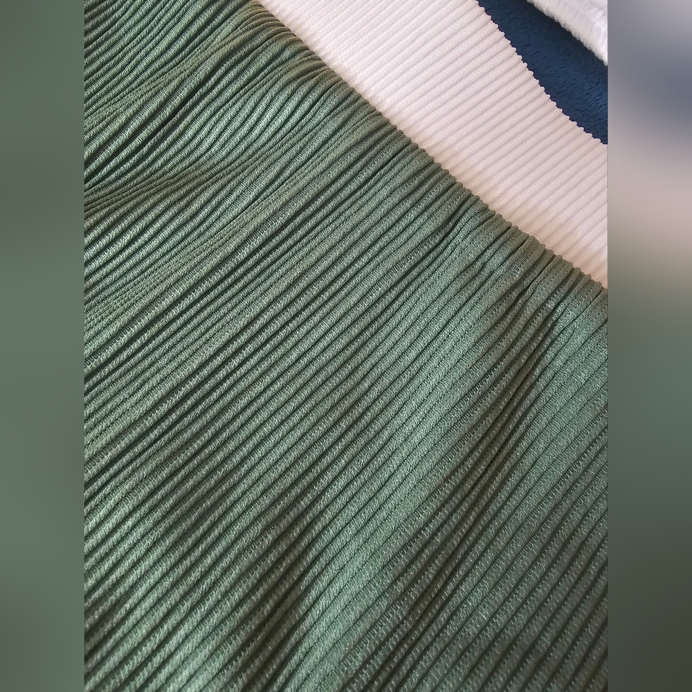 NWOT B1921 XL Ribbed High Waisted One Shoulder Bathing Suit - Picture 4 of 9